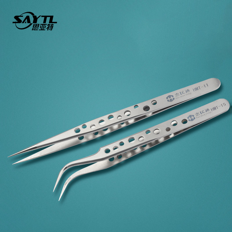 Smd Tweezer Set - SAYTL Electronics precision tweezers Curved Straight