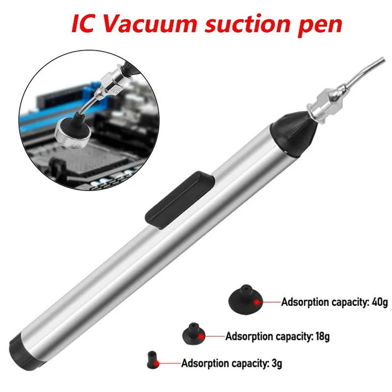 Smd Tweezer Set - Manual Vacuum Suction Pen Kit 3