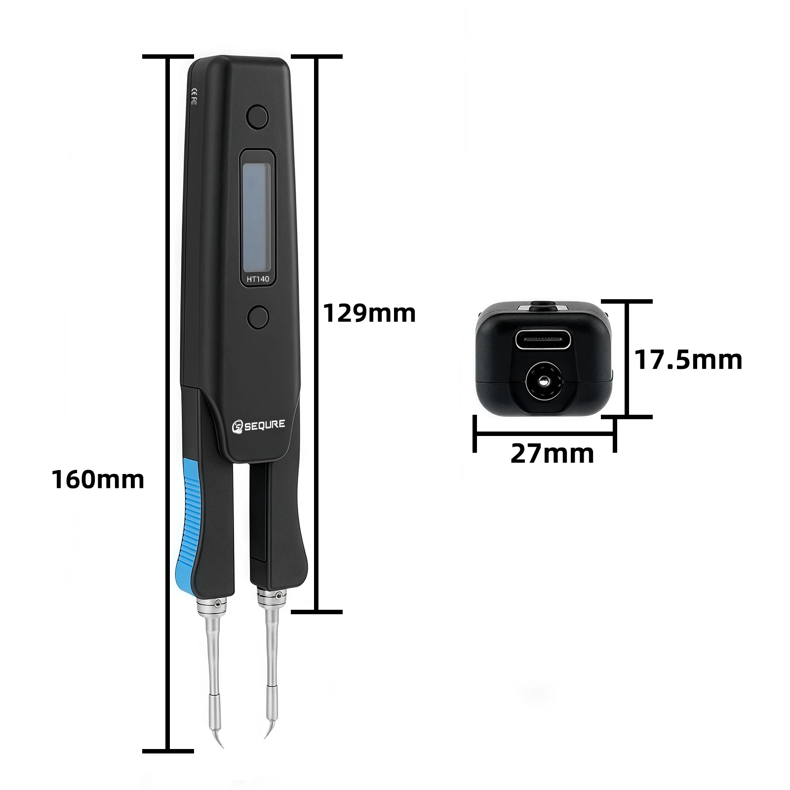 SEQURE HT140 2 IN 1 Soldering  - Smd Tweezer Set review and price