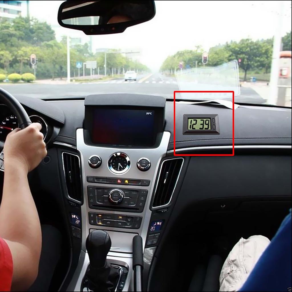 Car Dashboard Digital Clock wi - Lcd Screen Adhesive review and price