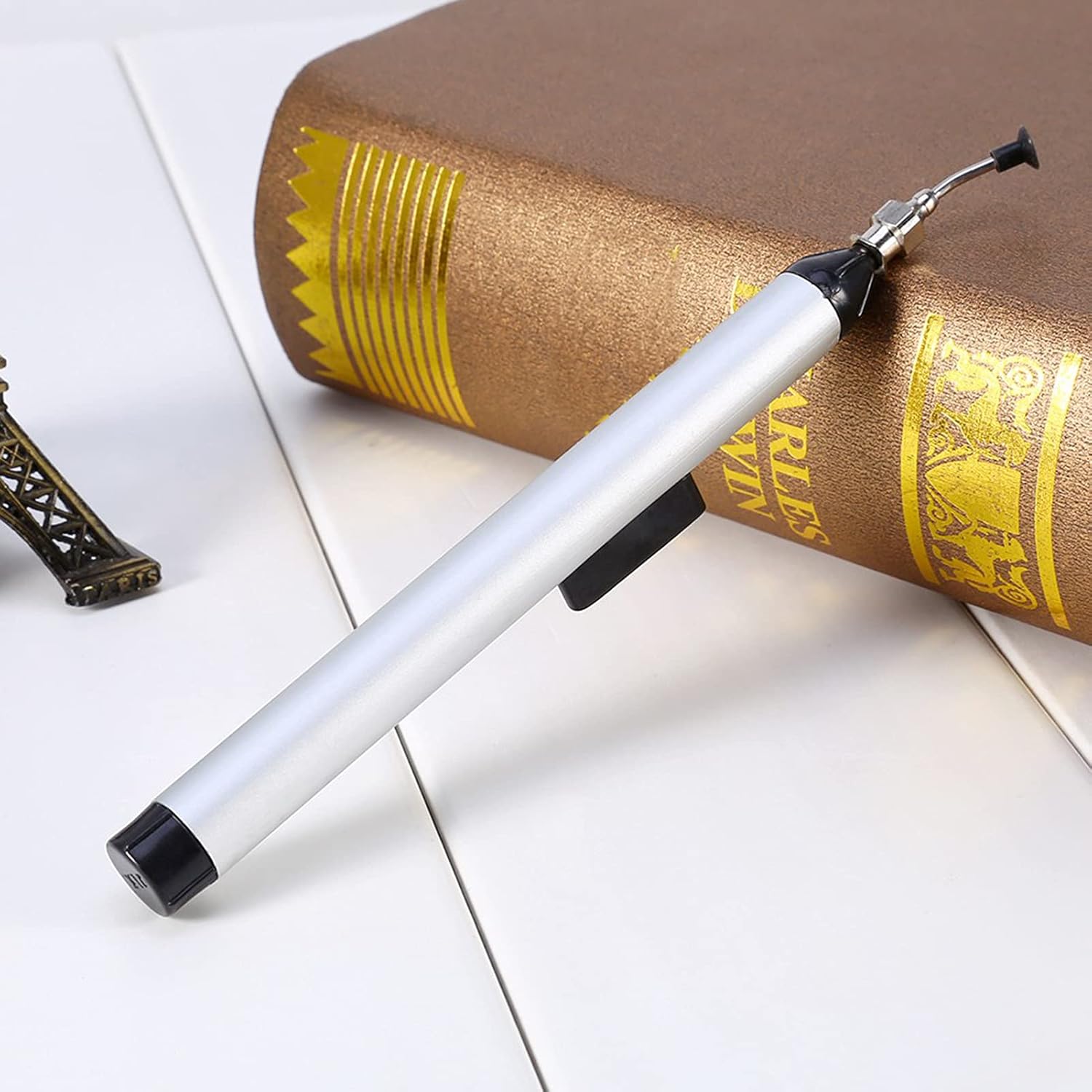 Manual Vacuum Suction Pen Kit  - Smd Tweezer Set review and price
